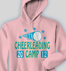Cheer Hooded Sweatshirt - Cheer Camp desn-468c1