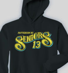 Senior Hooded Sweatshirt - Slick Seniors clas-855t2