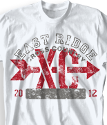 Cross Country T Shirt - PE Country desn-522p1