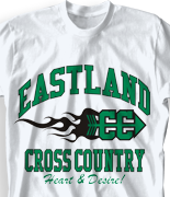 Cross Country T Shirt - New Vintage desn 519n1