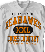 Cross Country T Shirt - New Vintage desn-519n2