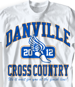 Cross Country T Shirt - New Vintage desn-519n3