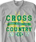 Cross Country T Shirt - Cross Country Tribe desn-524c1