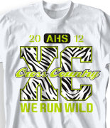 Cross Country T Shirt - X-C Country 2 desn-528x2