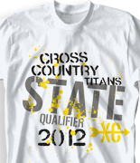 Cross Country T Shirt - State Qualifier clas-523s1