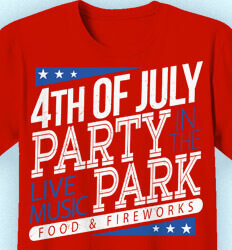 Custom 4th of July T Shirts - 4th of July Party - cool-664p3