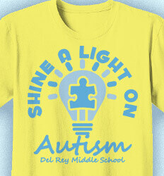 Custom Autism Shirts - Shine A Light - cool-946s1