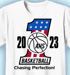 Custom Basketball T-Shirts - One Team - idea-601o2