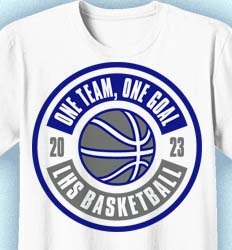 Custom Basketball T-Shirts - Basketball Squad - idea-597b2