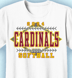 Custom Softball Shirts - Diamond Logo - cool-898d4