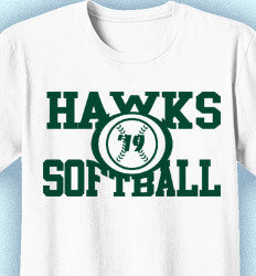 Custom Softball Shirts - College Standard - desn-585c5