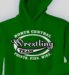 Custom Wrestling Hoodies Designs - Vista Emblem - clas-743w7