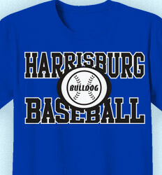 Baseball Team Shirts - College Standard - desn-583c7