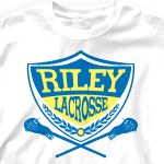 Custom Team Lacrosse Shirts - LAX Badge-359l1