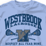 Lacrosse Team Shirt - Athletic Arch-728a8