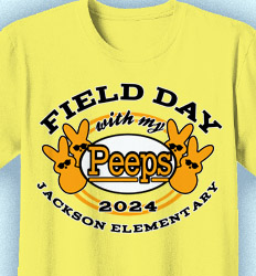 Cute Field Day Shirts - With My Peeps - cool-542w5