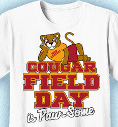 Cute Field Day Shirts - Cougar Champ - cool-168c2