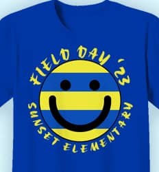 Cute Field Day Shirts - Happy Camper - desn-655h5