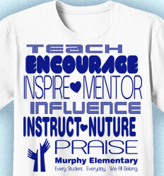 Elementary School Staff Shirts - Elementary Slogan - idea-267e1