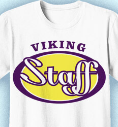 Elementary School Staff Shirts - Vista Emblem - clas-743w9