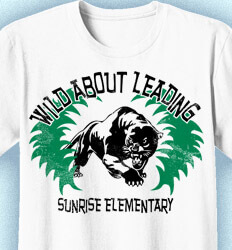 Elementary Shirts for School - Wild About Learning - idea-77p2