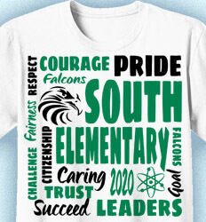 Elementary Teacher Shirts - Your Words Box - idea-282y1