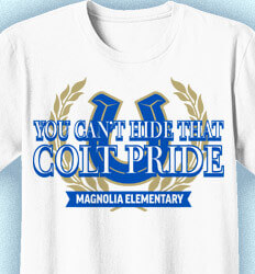Elementary Shirts for School - Colt Pride - idea-287c1