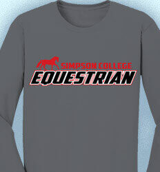 Equestrian Long Sleeve Shirt Designs - Team Identity - cool-468t2