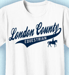 Equestrian T Shirt Designs - Sport Tail - desn-615u2