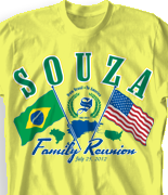 Family Reunion T Shirt - Brasil Reunion 2 desn-446i6