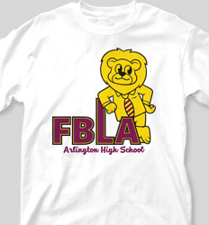 FBLA Shirt Designs - Mascot Friend cool-495m1