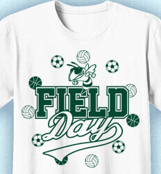 Field Day Shirt Designs - Sport Ball Ring - idea-237s1