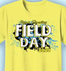 Field Day T-Shirt Designs - Splat - clas-524u7