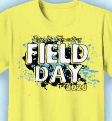 Field Day T-Shirt Designs - Splat - clas-524u4