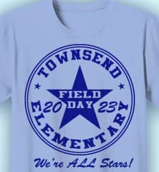 Field Day T-Shirts - All Star Leader - desn-327n5