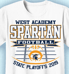 Football T-shirt Designs - State Playoff Field - idea-52s1