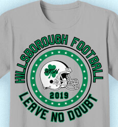 Football T-shirt Designs - Football - Leave No Doubt - idea-55f1