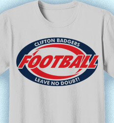 Football T-Shirt Designs - Football Swirl - idea-63f1
