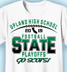 Football T-Shirt Designs - Football State Playoffs - idea-51f1