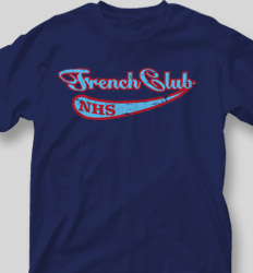 French Club Shirt Designs - Retro Script clas-534a7