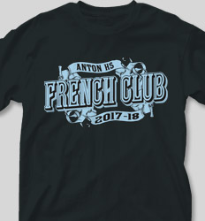 French Club Shirt Designs - Senior Lesson cool-405s4
