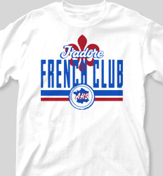 French Club Shirt Designs - USA Vintage clas-965v5