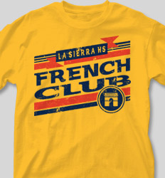 French Club Shirt Designs - Retro Grade cool-217r2