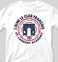 French Club Shirt Designs - Arc De Triomphe cool-479a1