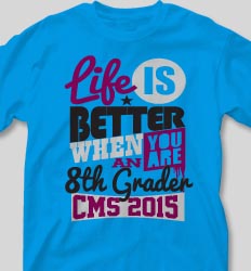 Graduation T Shirts - Life Slogans desn-634m4