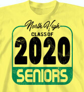 High School Shirts - Class 2020 Label - idea-35c1