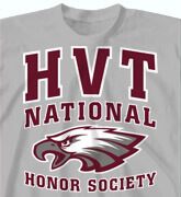 High School Shirts - Honor Society Collegiate - idea-99h1