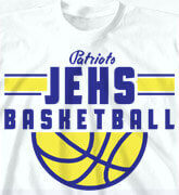 High School Shirts - Retro Basketball - cool-796r1