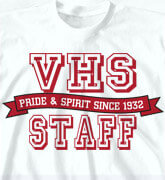 High School T-Shirts - Jersey Banner - clas-823j9