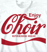 High School T-Shirts - Choir Brand - desn-900c2